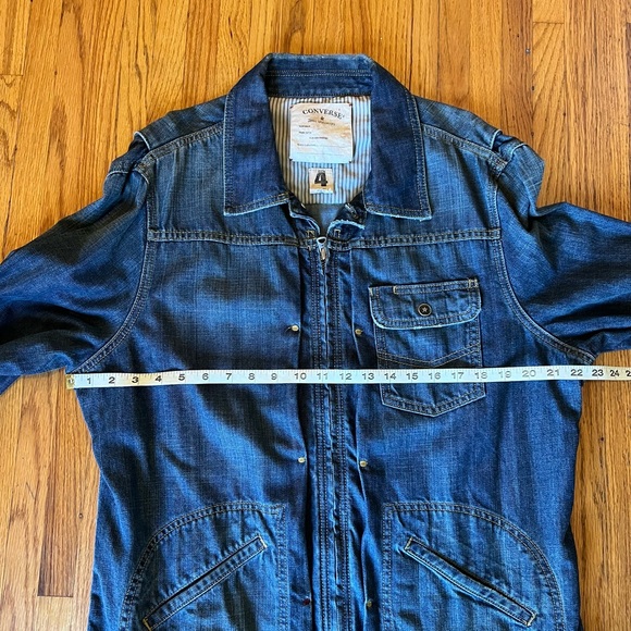 JOHN VARVATOS BEATLES FULL DUAL ZIP POCCKETS DENIM CONVERSE JACKET - Size: XL - Picture 14 of 14
